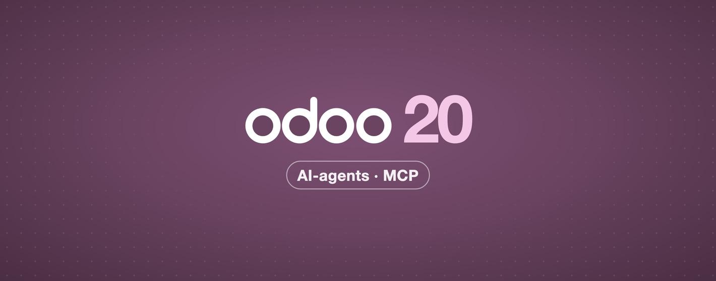Banner Odoo 20 en AI-agents: wat verandert er voor jouw kmo?